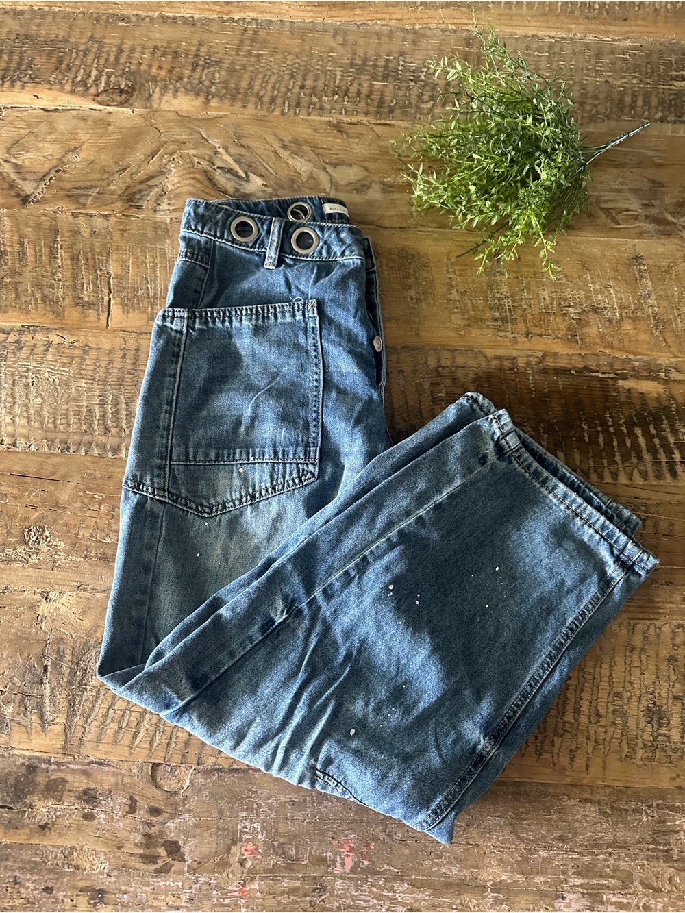 Altard state Classic Blue Denim barrel Pants